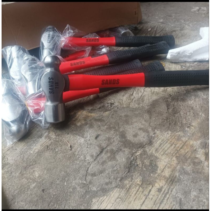 Palu Konde 1000 Gram Gagang fiber ball pein hammer / 1kg merek sands