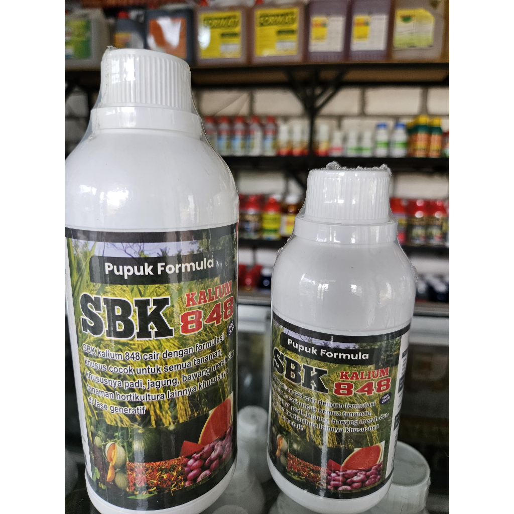 Pupuk Formula SBK 848 KALIUM PLUS KALSIUM CAIR 250mL l KALIUM KALSIUM 250mL l Pupuk MEMPERKUAT BATAN