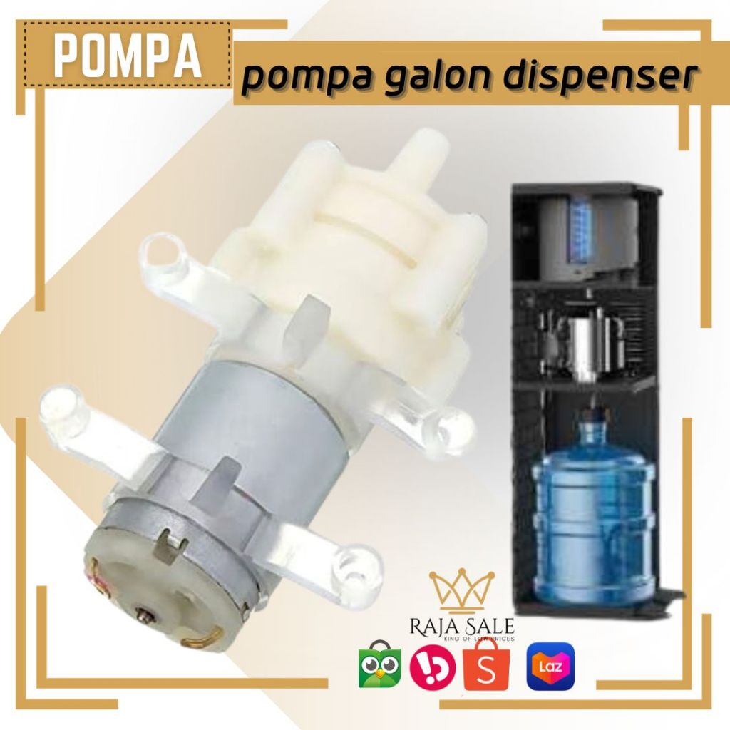 Dinamo Pompa Dispenser Galon Bawah, Dinamo  Mini Multifungsi Murah, Spare Part Pompa Sedot DC