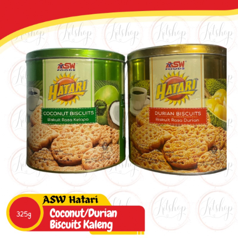 

ASW Hatari Coconut/Durian Biscuit Kaleng (325g)