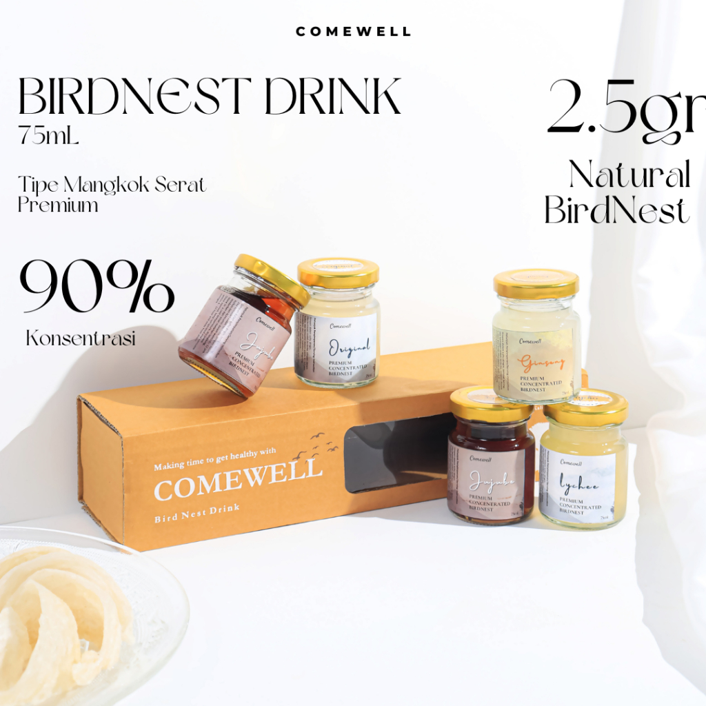 

[PREMIUM] MINUMAN SARANG BURUNG WALET/BIRDNEST/SUPLEMEN PREMIUM 75mL