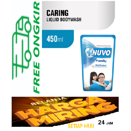 NUVO Sabun Cair 400ml Sabun Mandi Nuvo $00ml
