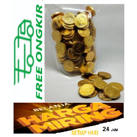 

Coklat Coin / Cokelat Dolar 250gr