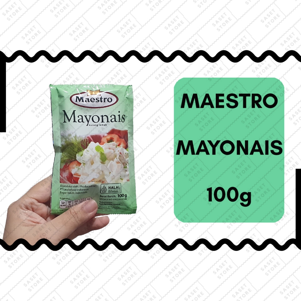 

Maestro Mayonais Kurang Lemak 100g Sachet Bumbu Dapur