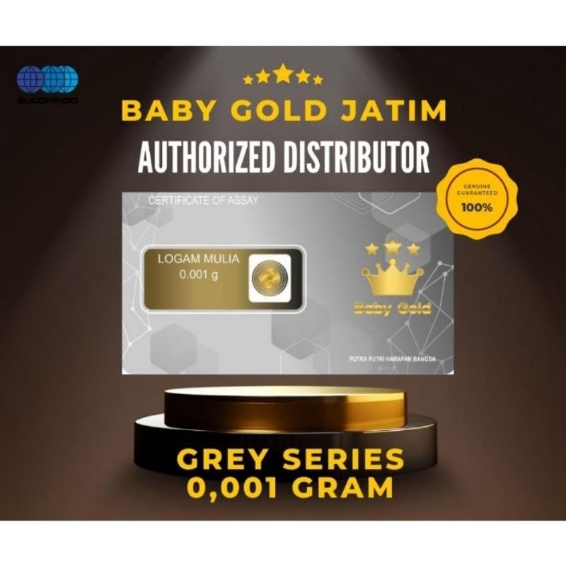 BABY GOLD emas murni 0,01gram