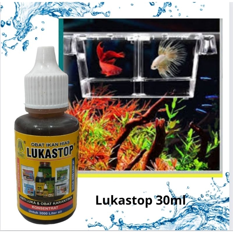 AKARI AA LUKA STOP 30ML Obat Ikan Anti Luka Bakteri
