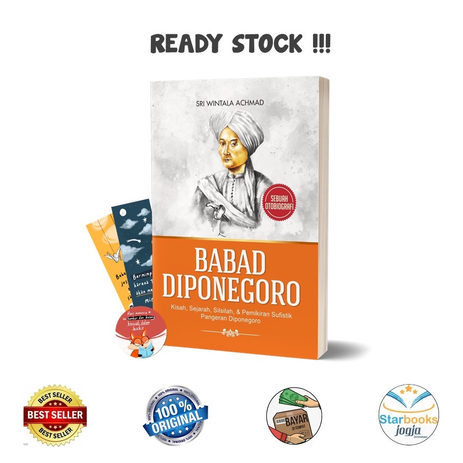 Buku Babad Diponegoro: Kisah, Sejarah, Silsilah, & Pemikiran Sufistik - (Araska) Sejarah