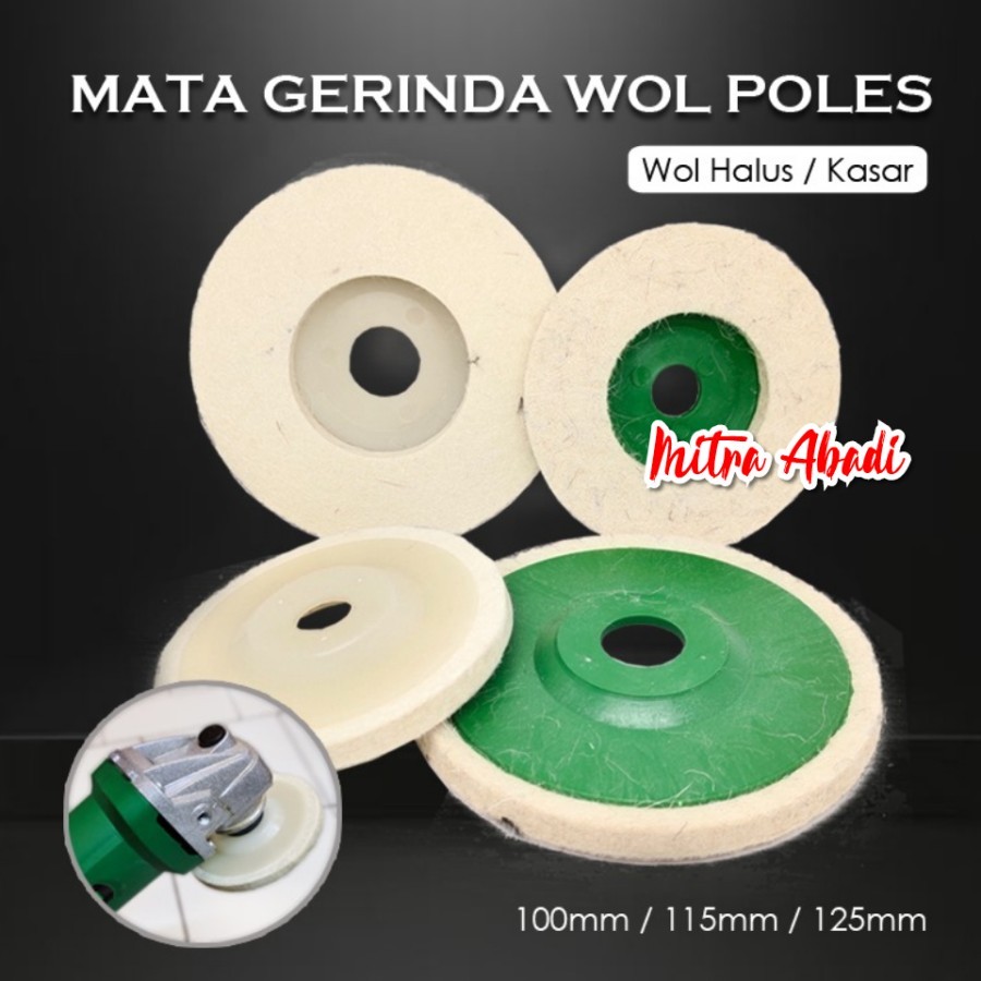 Mata Gerinda Wol Halus Kasar Poles