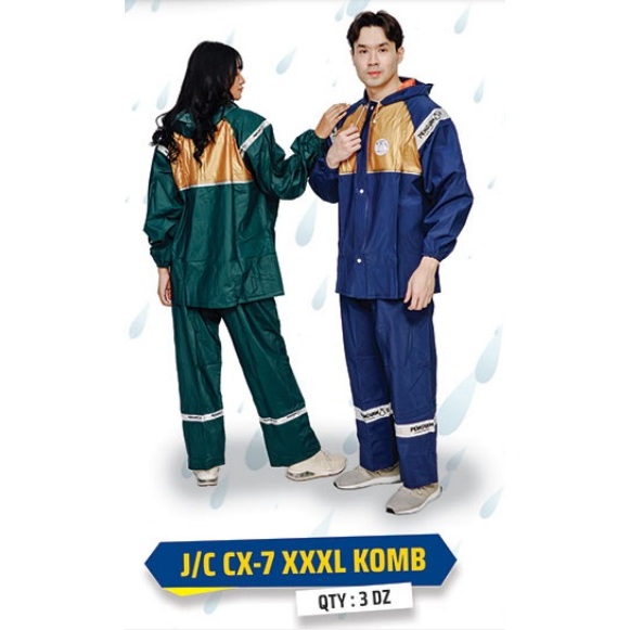Jas Hujan Jaket Celana CX 7 Penguins Jas Hujan Penguin Jas Hujan PVC Jas Hujan ORIGINAL