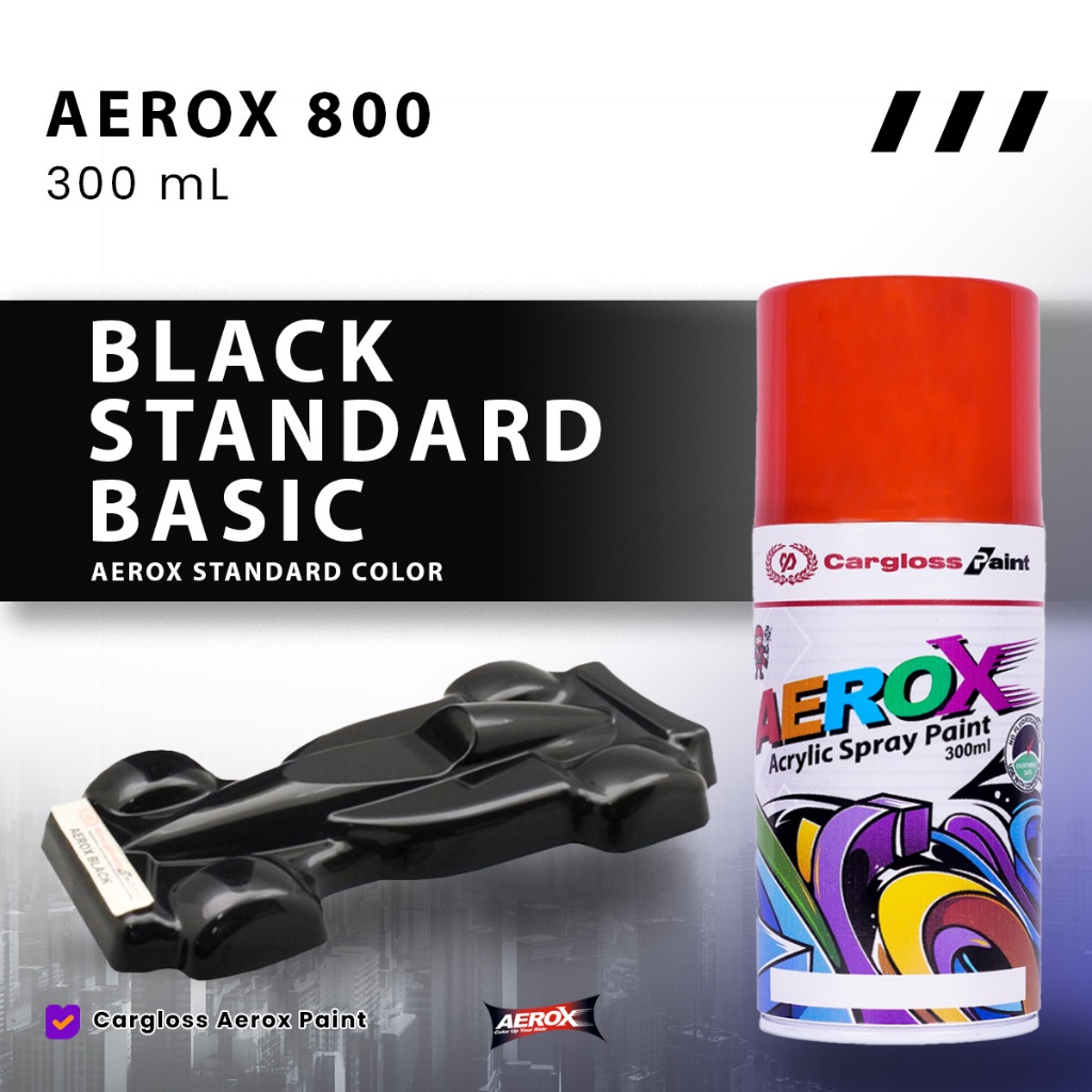Aerox 800 Cat Semprot Standard Color - Varian Biru, Hijau, Merah, Putih, Kuning, Hitam
