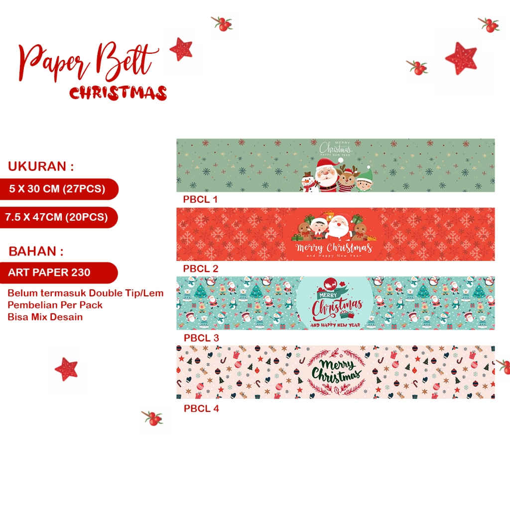 

Paper Belt Label/Paper Belt Toples/Paper Belt Christmast/ Label Natal/Label Toples Natal