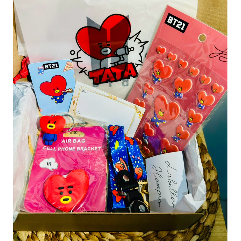 

Hampers BT21 Tata | Gift Box | Hampers Ultah | Hampers Wisuda | Hampers Valentine | Kado Ultah | Hampers Imlek | Kado Cewek | Kado Cowok | KadoWisuda | Kado Imlek | Kado lebaran | Hampers Natal | Kado natal | Kado Idul fitri | Souvenir
