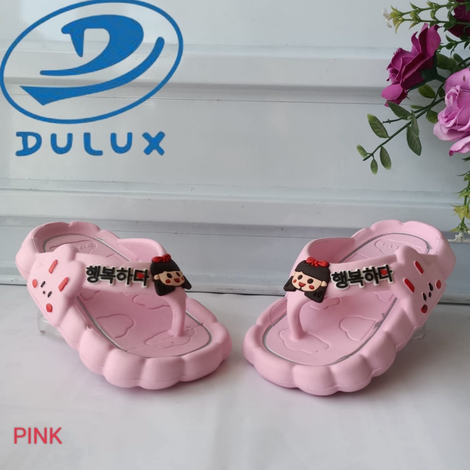 ago DULUX 526DC Sandal Jepit Anak Perempuan Model Japit KOREA Style Sandal Anak Perempuan Sendal Cew