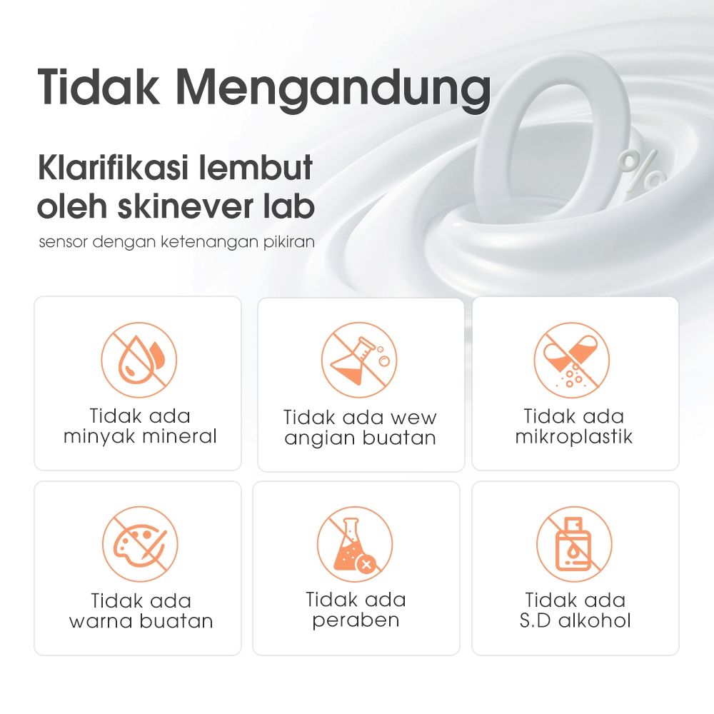 SKINEVER  Pemutih dan Pelembab Facial Wash Cleanser For Sensitive Skin Pembersih Wajah Pencuci Muka Oil Control encerahkan dan Melembabkan Wajah with Ceramide Niacinamide