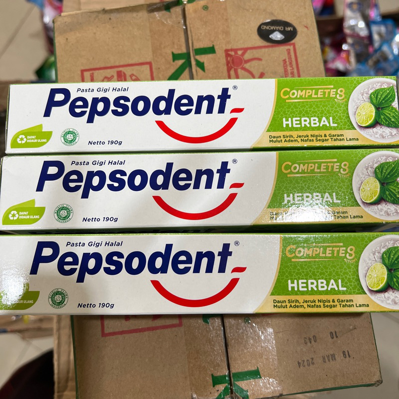 Pasta Gigi Pepsodent Herbal Besar