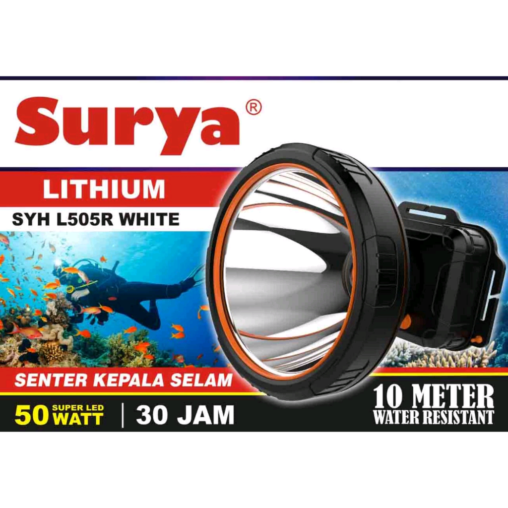 Surya Senter Kepala SYH L505R Cahaya Putih