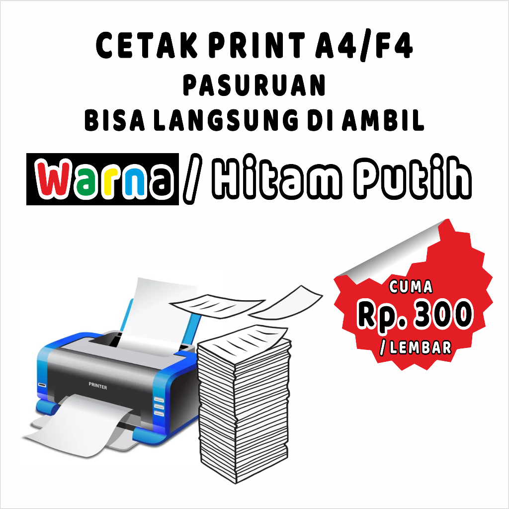 Cetak Print, Cetak Tugas, ngeprint