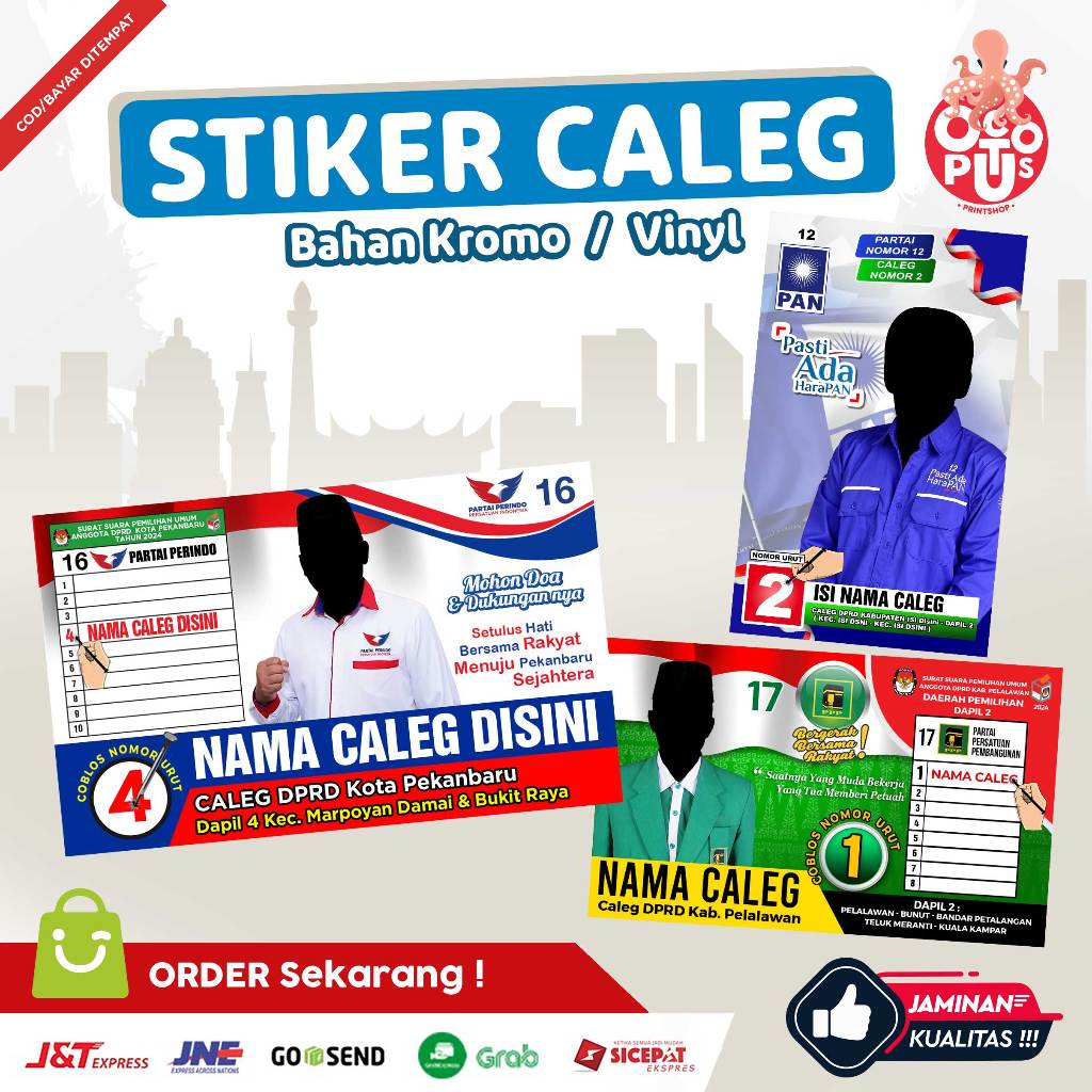 

Stiker Caleg Uk Besar