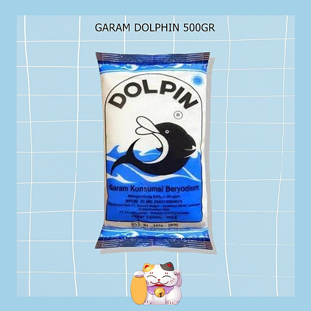 

Dolpin Garam 500gr / Garam Dapur Beryodium