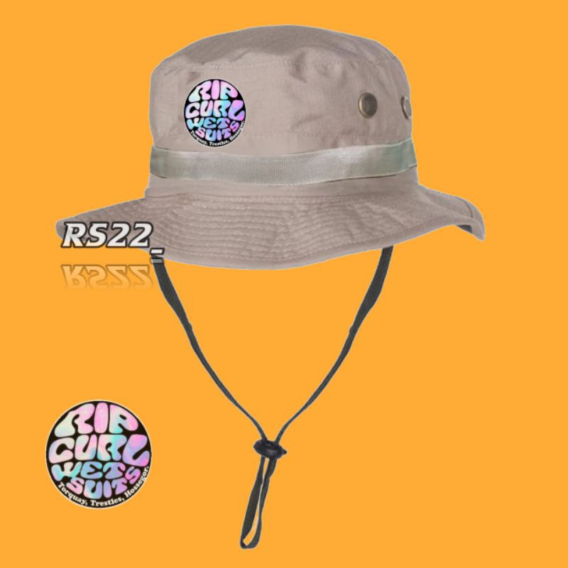 Topi Rimba Casual Outdoor/Topi Gunung Adventure Camping/Hiking Hat Pria Wanita/RIPCURL WET SUITS HOL