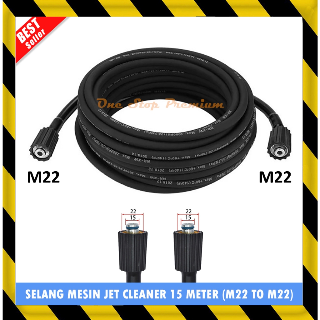 SELANG MESIN SEMPROT SEMPROTAN STEAM SETIM JET CLEANER HIGH PRESSURE WASHER WATER HOSE GUN SPRAYER F
