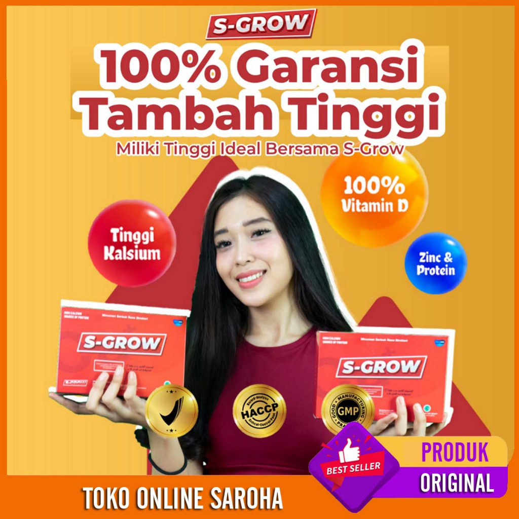 

S-GROW Susu Peninggi Badan Anak Remaja Dewasa