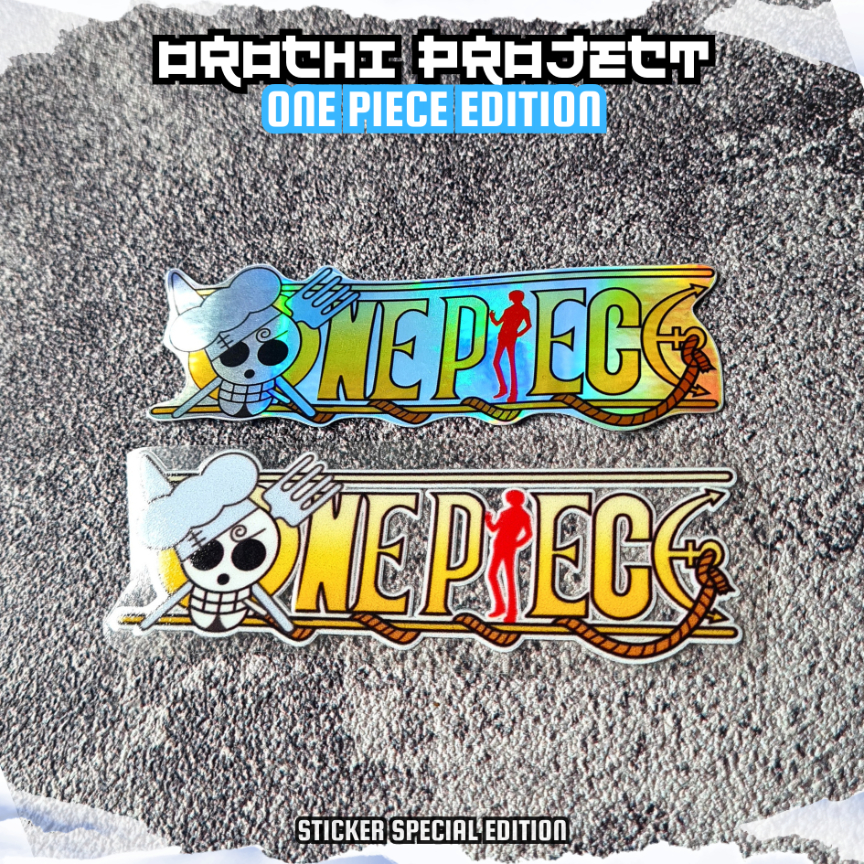

Sticker Stiker Anime Logo One Piece Sanji Vinsmoke Hologram DTF UV Anti Air HP Laptop Tumbler Motor Helm
