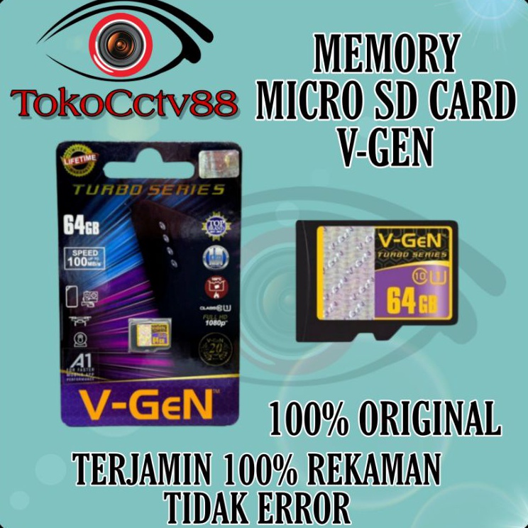 V-GeN Micro SD 64 Gb Turbo | Memory card | Vgen
