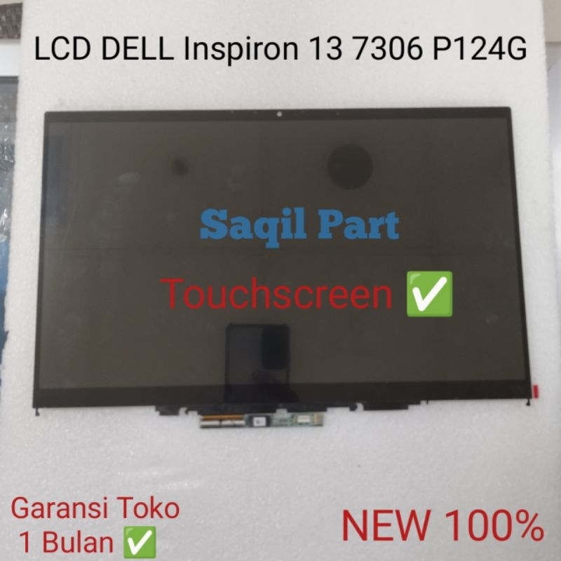 Layar LCD LED Dell Inspiron 13 7300 7306 2-in-1 P124G P124G001 Touch Screen