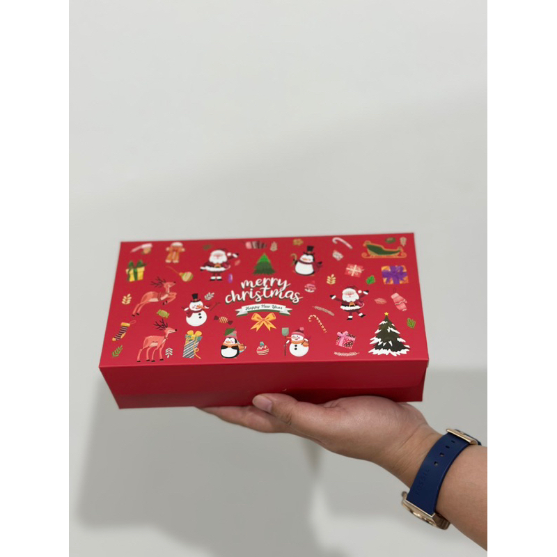 

Box Brownies Tema Natal