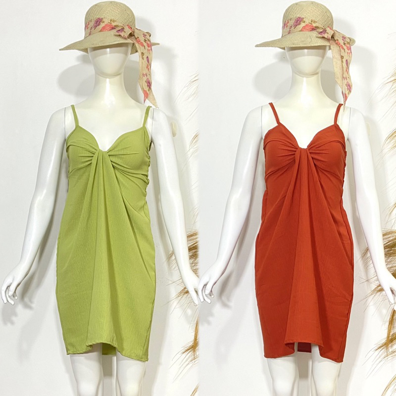 DRESS GUNUNG PENDEK AIRFLOW BALI / DRESS LUNA KERUT PENDEK AIRFLOW BALI / DRESS SEXY WANITA