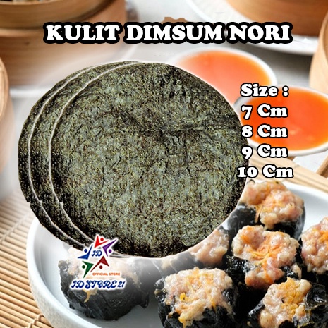 

Kulit dimsum NORI RUMPUT LAUT Siomay Gyoza Pangsit tipis halal lembut anti lengket enak
