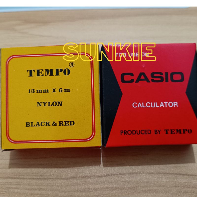 

Pita Tinta kalkulator casio warna HITAM-MERAH RB 02
