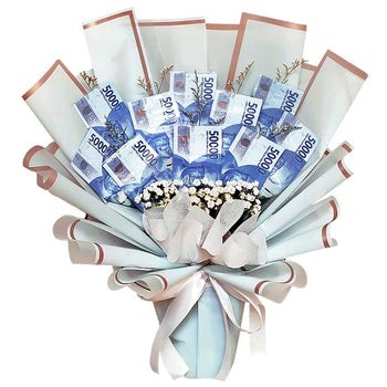 

money bouquet / buket uang 10 lembar