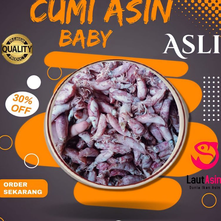 

Baby Cumi Asin 1kg Kualitas Super Premium