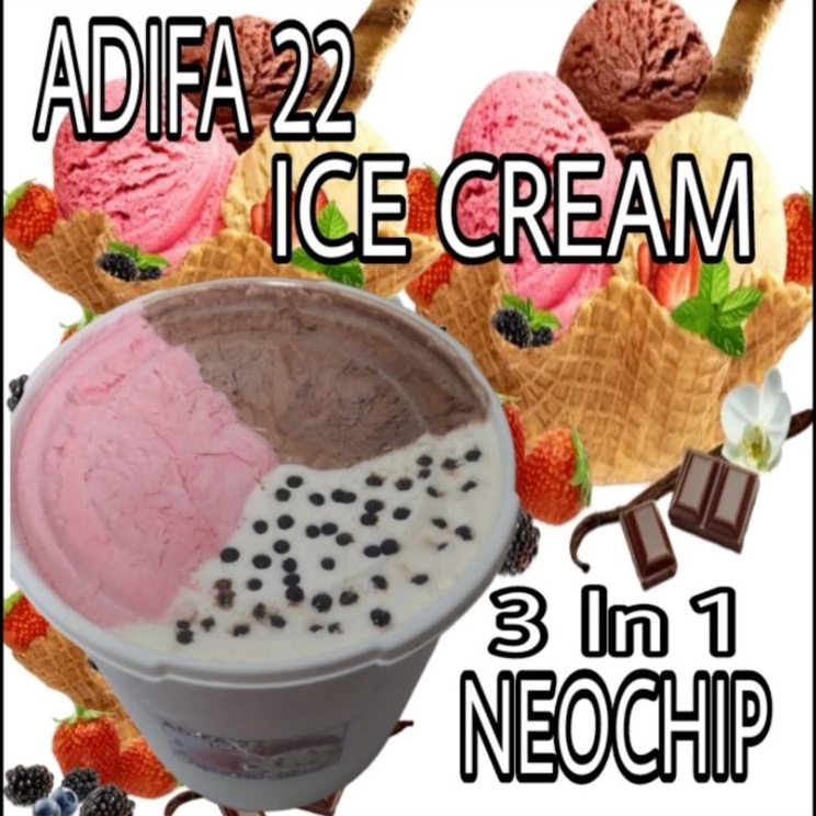 

ICE CREAM 8 LITER NEOCHOCOCHIP ADIFA ICE CREAM