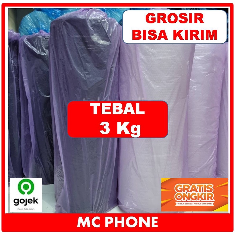 

Dijual murah BUBLE WRAP ROLL 125x 50 M HITAM BENING SELALU READY 51
