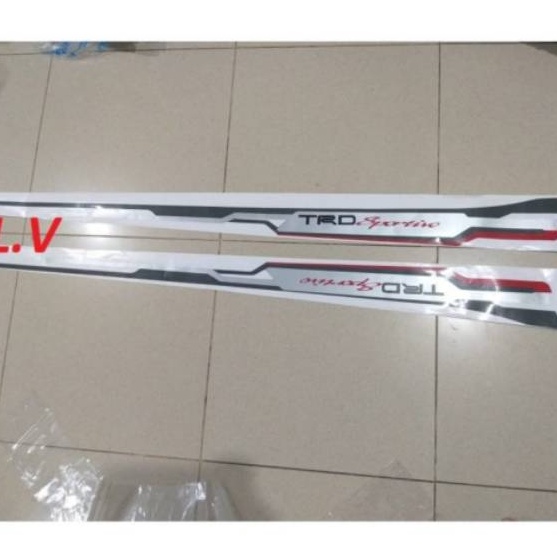 Star Seller Stiker body samping TRD Sportivo A.N Yaris Agya Rush Calya Sigra Avanza Xenia Innova Eti