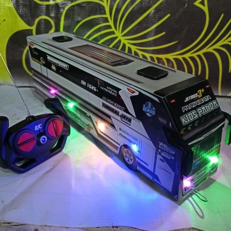 Mainan Bus Telolet Basuri Remot Control