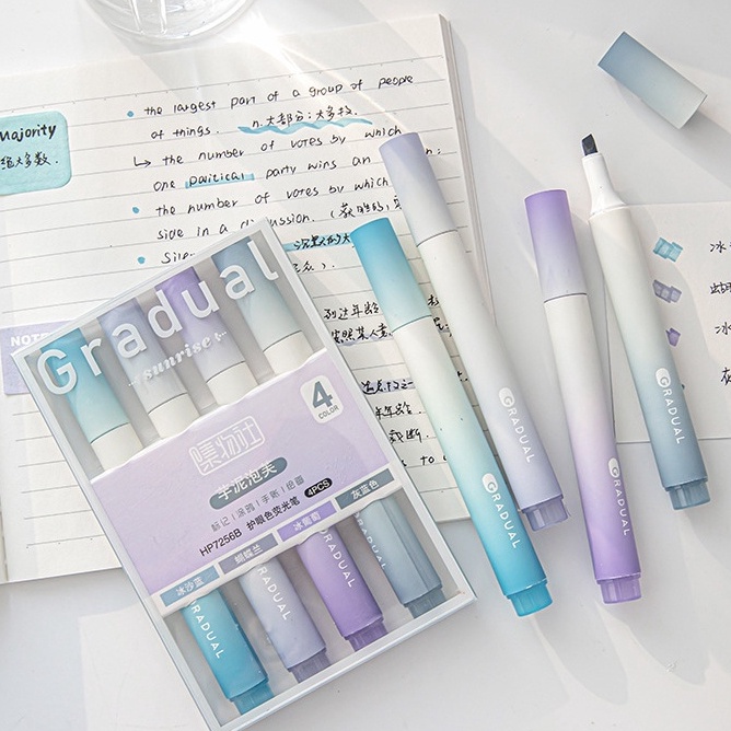 

Serba Murah 1 SET ISI 4 HIGHLIGHTER WARNA PASTEL TERANG / 1 SET STABILO HIGHLIGHTER WARNA PASTEL TERANG BS