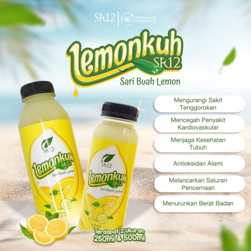 

Lemonkuh SR12 / Sari Lemon Murni Tanpa Campuran / BPOM / Bisa COD