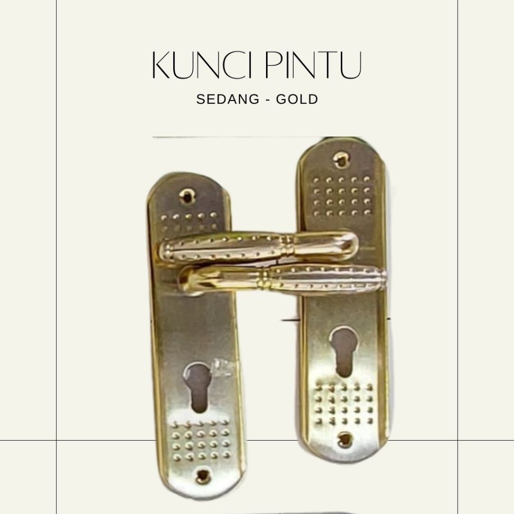 Kunci Pintu Tanggung SATU SET/ Kunci Pintu Rumah 1 set 20cm/KUNCI PINTU RUMAH/SELOD PINTU MANADO