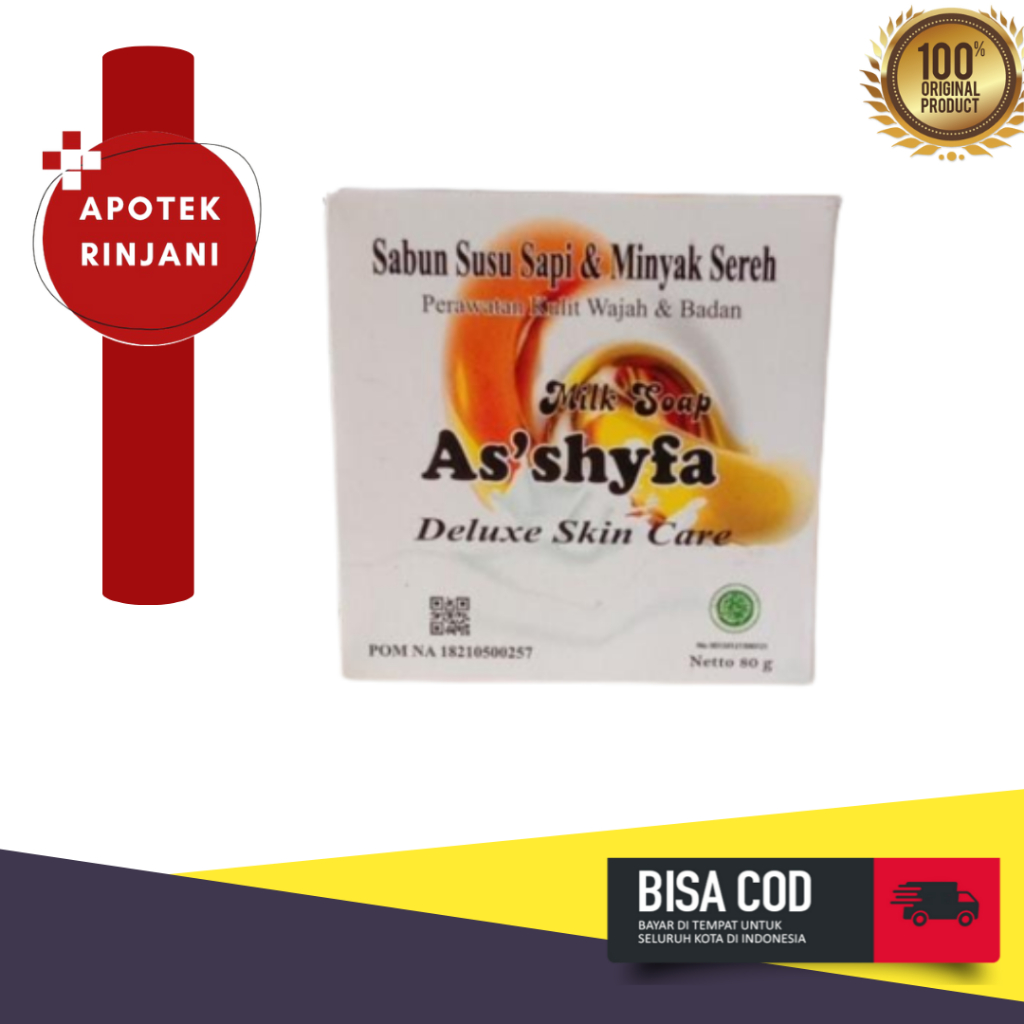 SABUN SUSU SAPI & MINYAK SEREH AS'SHYFA (80 G)