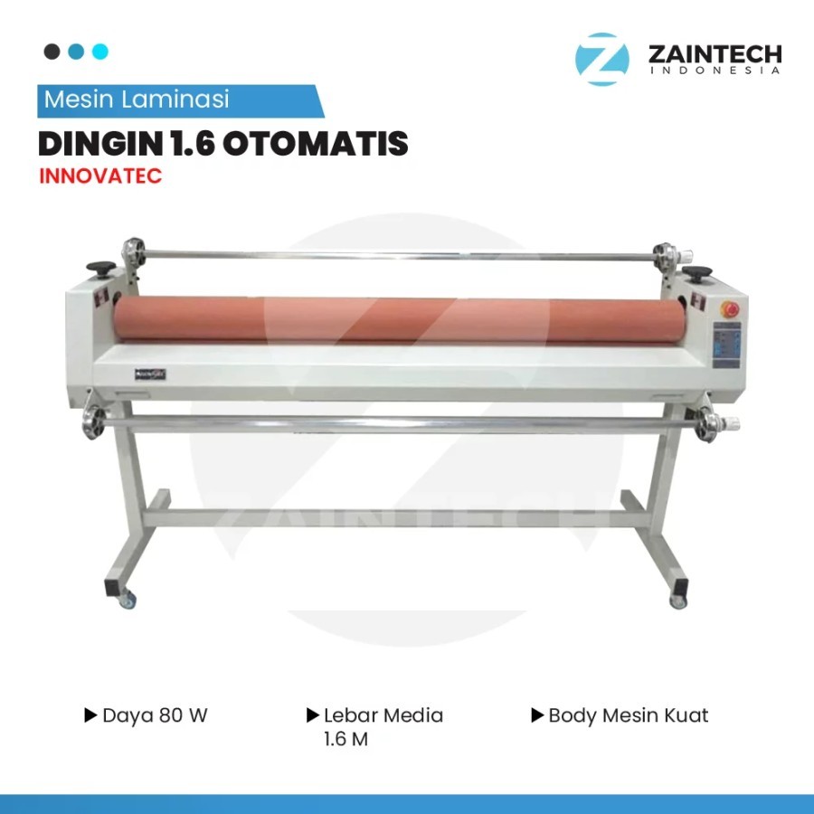 Mesin Laminasi Dingin INNOVATEC 1,6 M Otomatis | Laminasi Roll