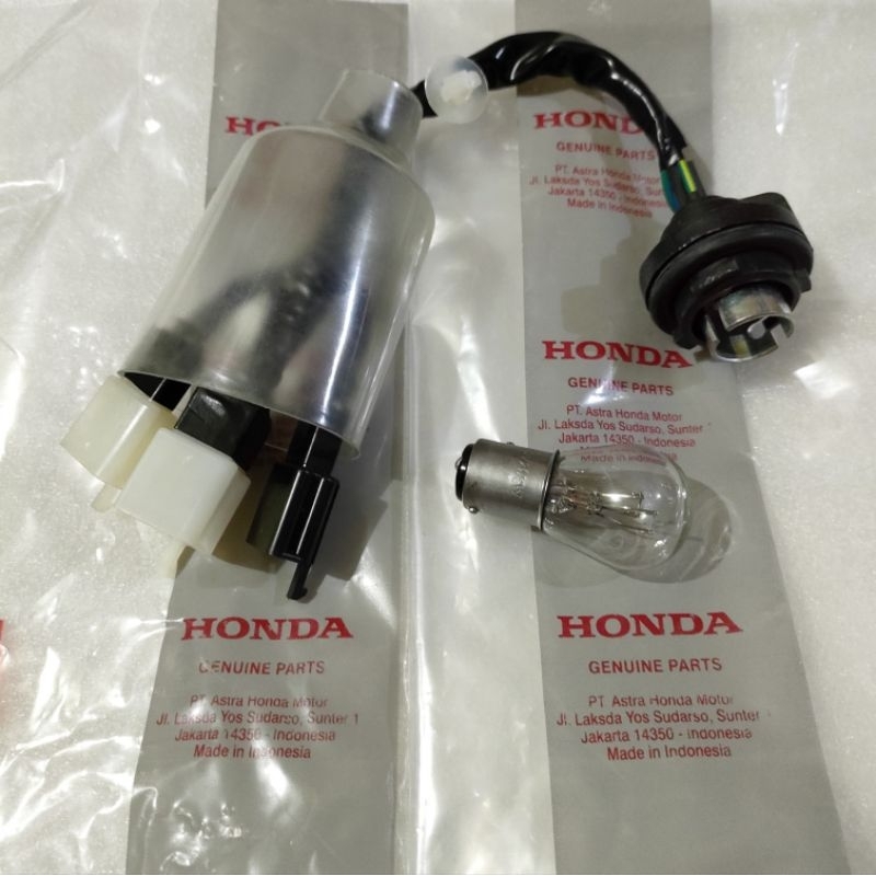 SOCKET PITTING LAMPU STOP BELAKANG SCOOPY FI NEW LED 2020 2021