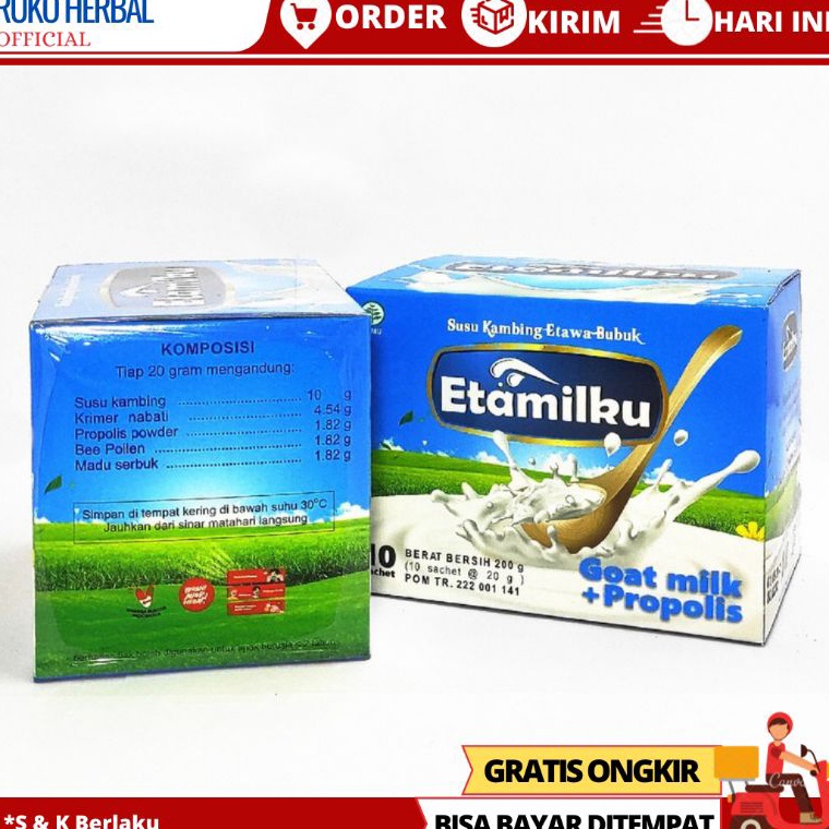 

Susu Kambing Etawa Plus Propolis Propolis Asli Original POM / BPOM