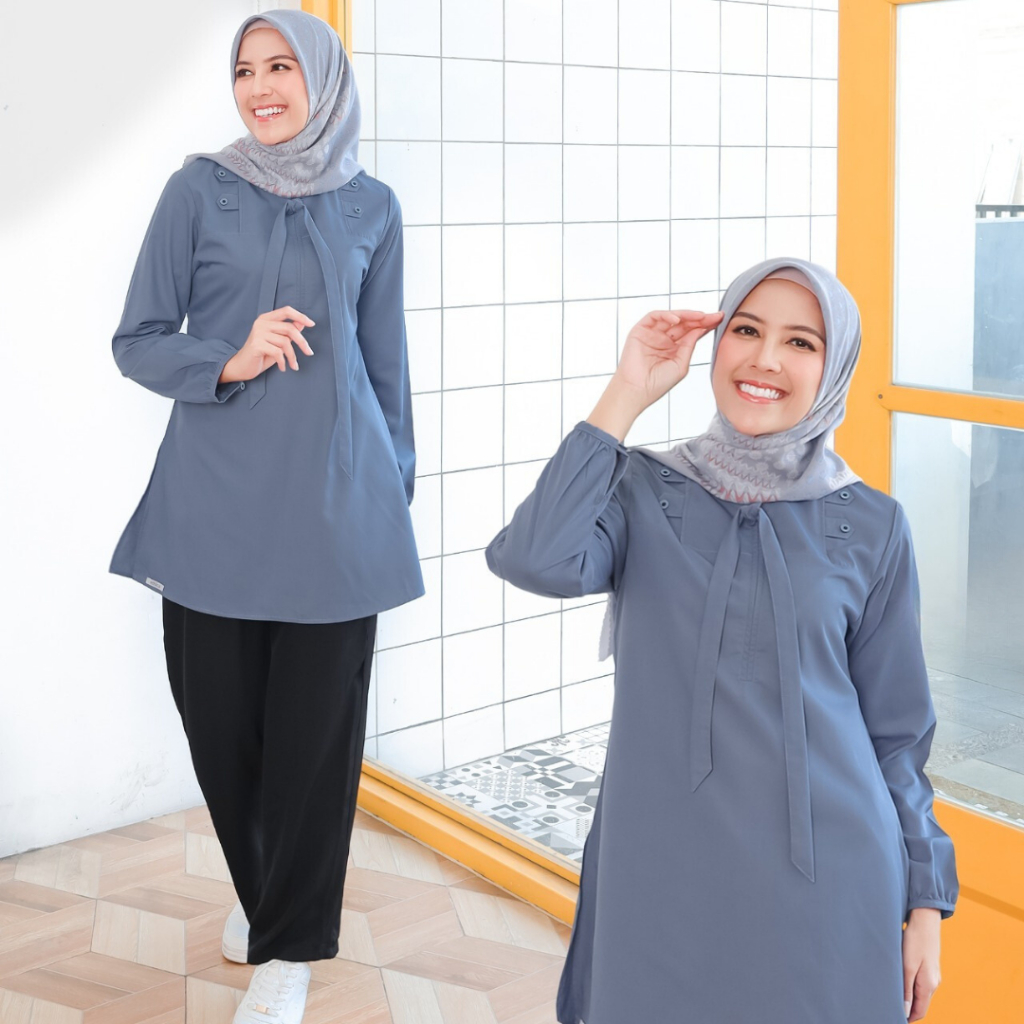 TUNIK TRENDY BY ETHICA NAOMI 26 SIMPLE ELEGAN MATERIAL VALDENA
