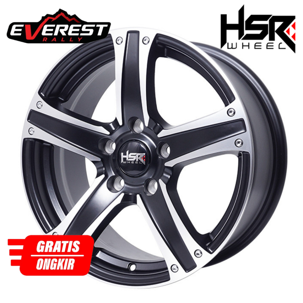 VELG RACING HSR ELECTION UNTUK MOBIL ERTIGA RING 16 LEBAR 7 HOLE 5X114 BMF