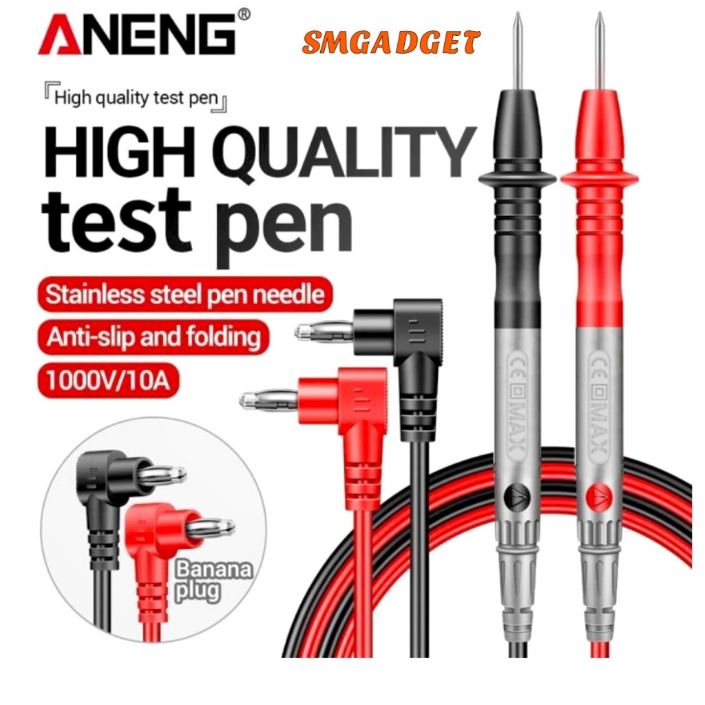 ANENG Kabel Multimeter Test Pen Test Lead Wire Retardant 10A 1000V