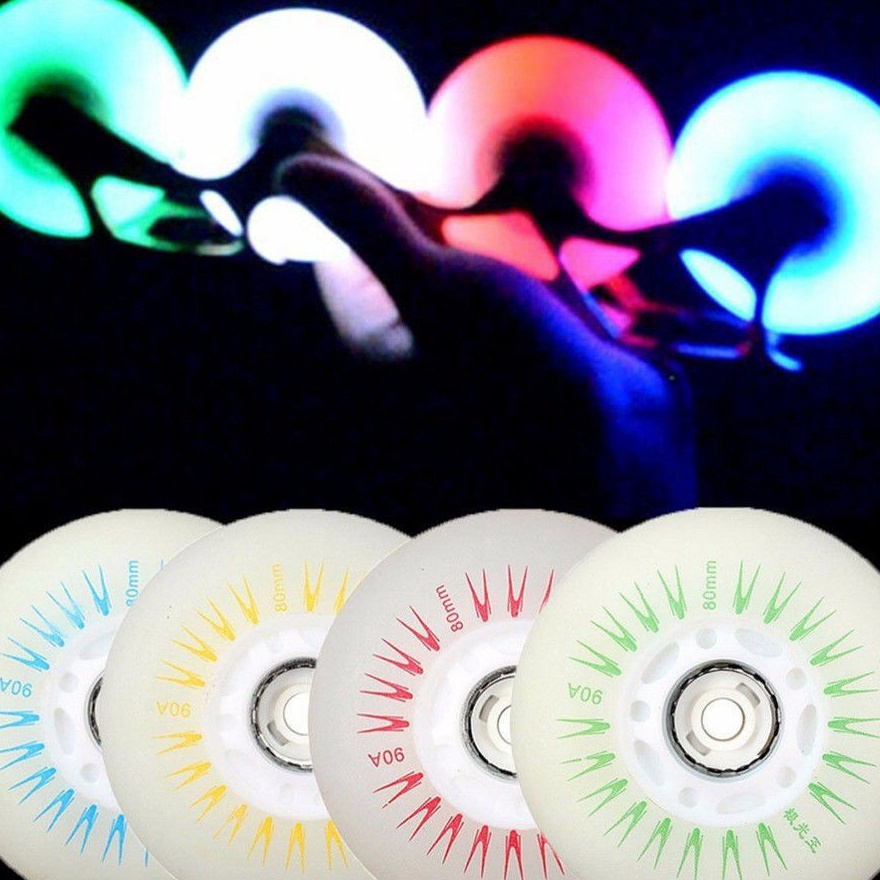 New Roda Sepatu Roda Inline Skate Led Non Brand.